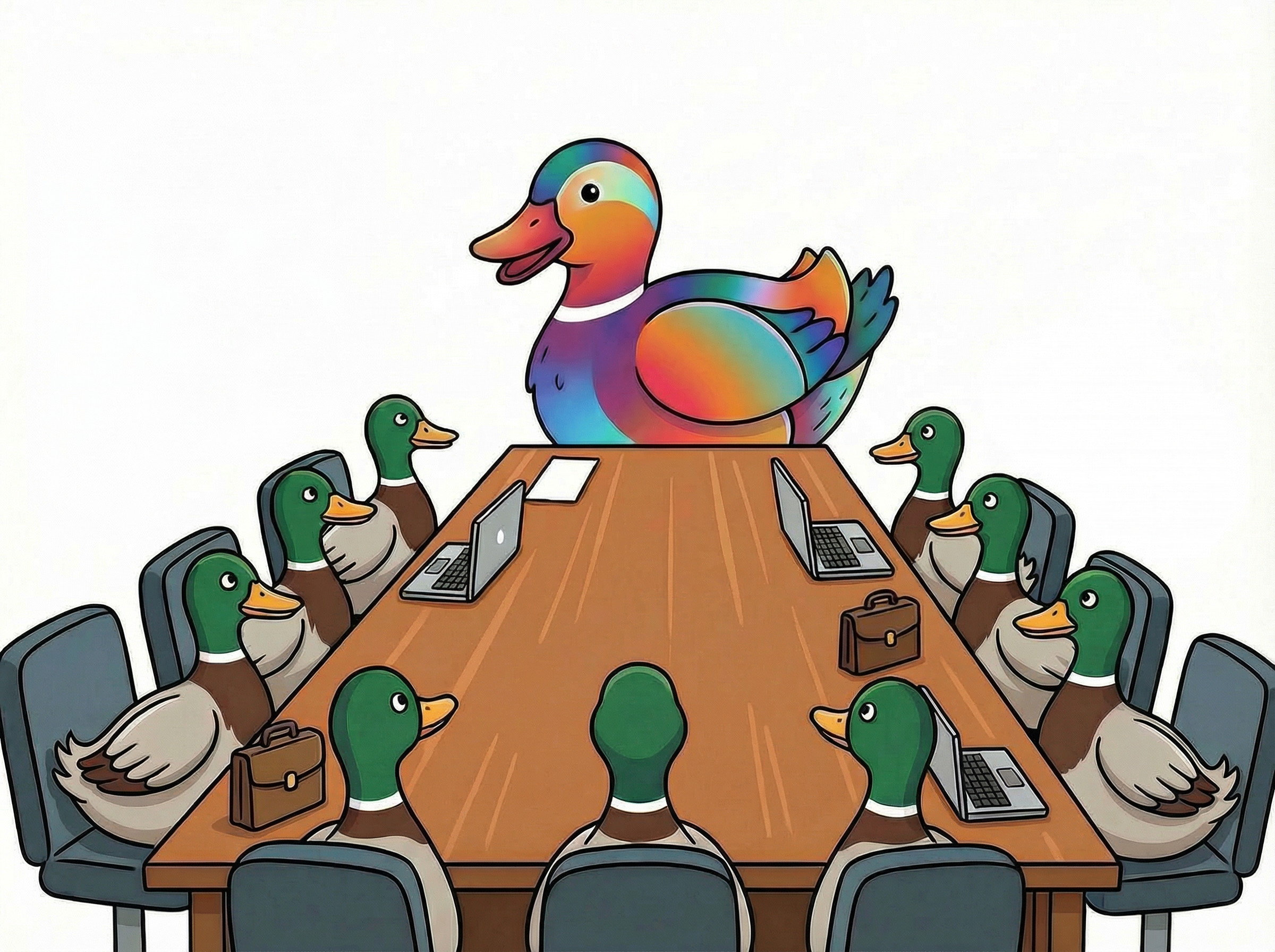 duck leading meeeting